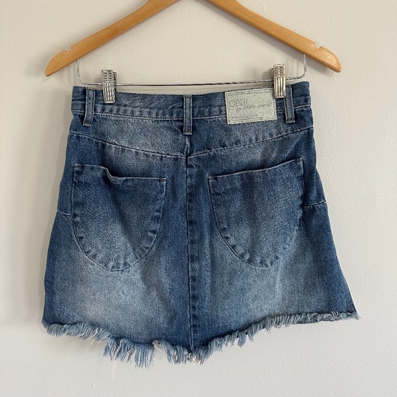 One Teaspoon Jean Skirt Size 24 - Picture 2 of 8